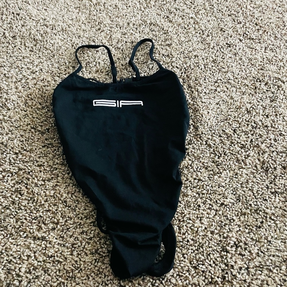 I. AM. GIA  dark Virgo body suit used  size S